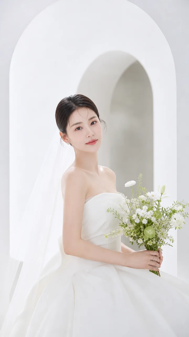 ai 웨딩 스냅 아치